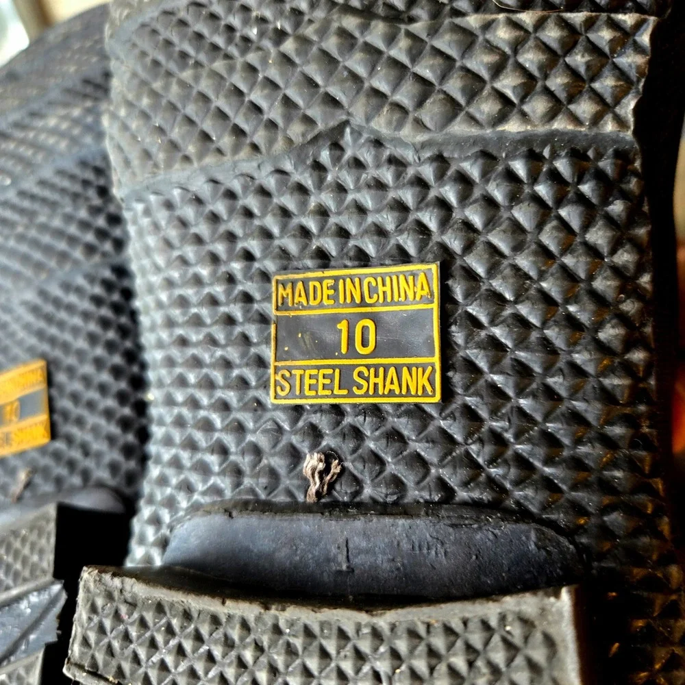 Remington Fishing Waders Mens Size 10 Black Neoprene Thinsulate Insulated Boots